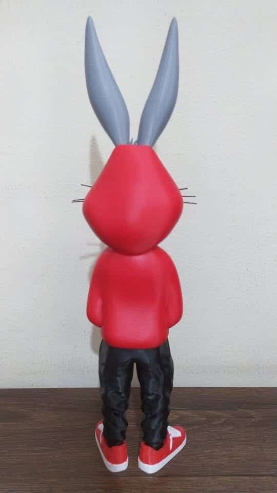 Figura de Bugs Bunny Urbano Impreso 3D (altura 35cm) — imagen 2