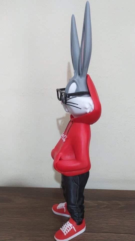 Figura de Bugs Bunny Urbano Impreso 3D (altura 35cm) — imagen 3