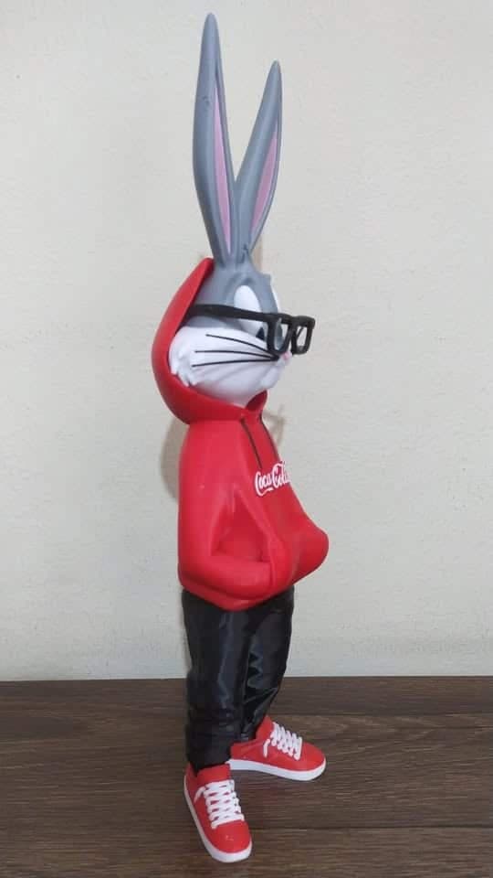 Figura de Bugs Bunny Urbano Impreso 3D (altura 35cm) — imagen 4