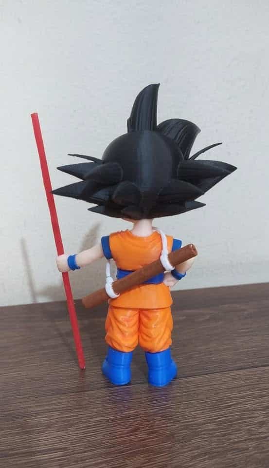 Figura de Goku Daima Impreso 3D (altura 15cm) — imagen 3