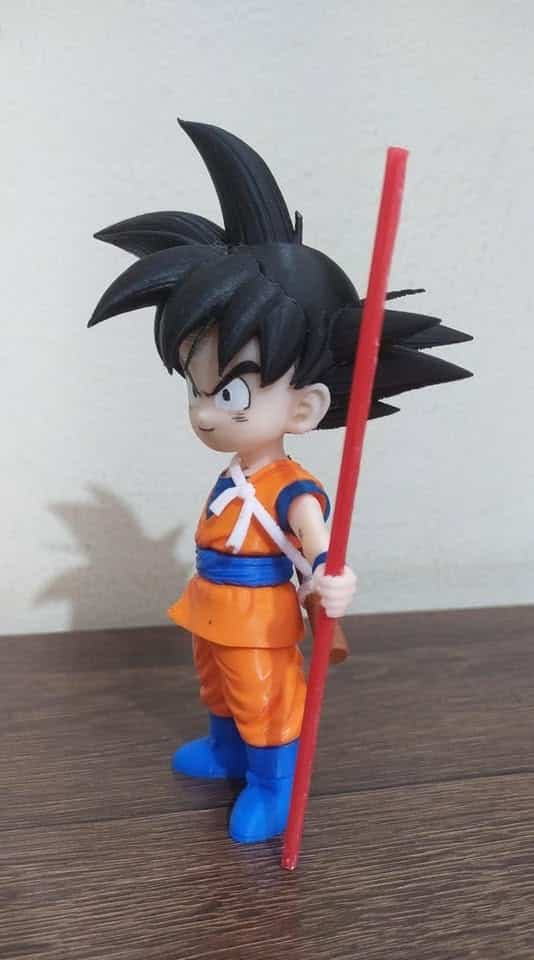 Figura de Goku Daima Impreso 3D (altura 15cm) — imagen 4