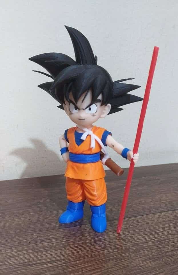Figura de Goku Daima Impreso 3D (altura 15cm) — imagen 1