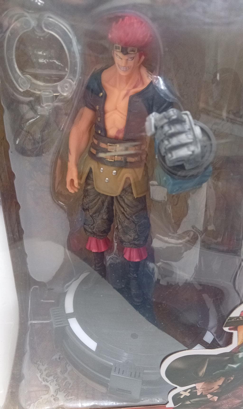 Figura Eustass Captain Kid - One Piece Collection - Base LED con Luz USB - Nuevo REPLICA — imagen 3