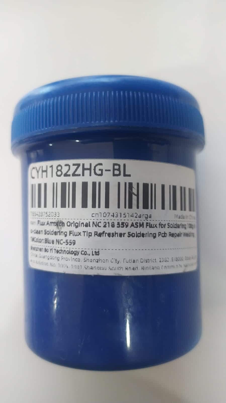 Flux Pasta Amtech | NC-559-ASM | Reballing 100g | sin plomo limpio | Soldadura de flujo — imagen 3