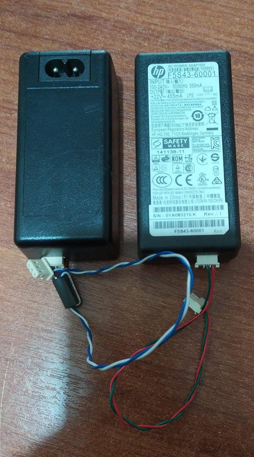 Fuente / Adaptador de Poder HP F5S43-60001 22 V 455 mA Para DeskJet 1110-2130-3630 — imagen 4