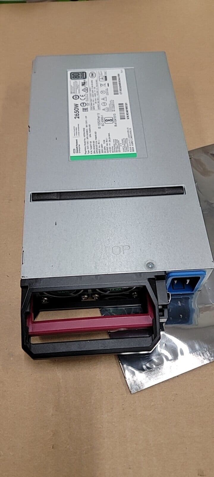 Fuente de alimentación de CA 813829-001 HP Synergy 12000F 2650 W 765877-101 765876-001 — imagen 2