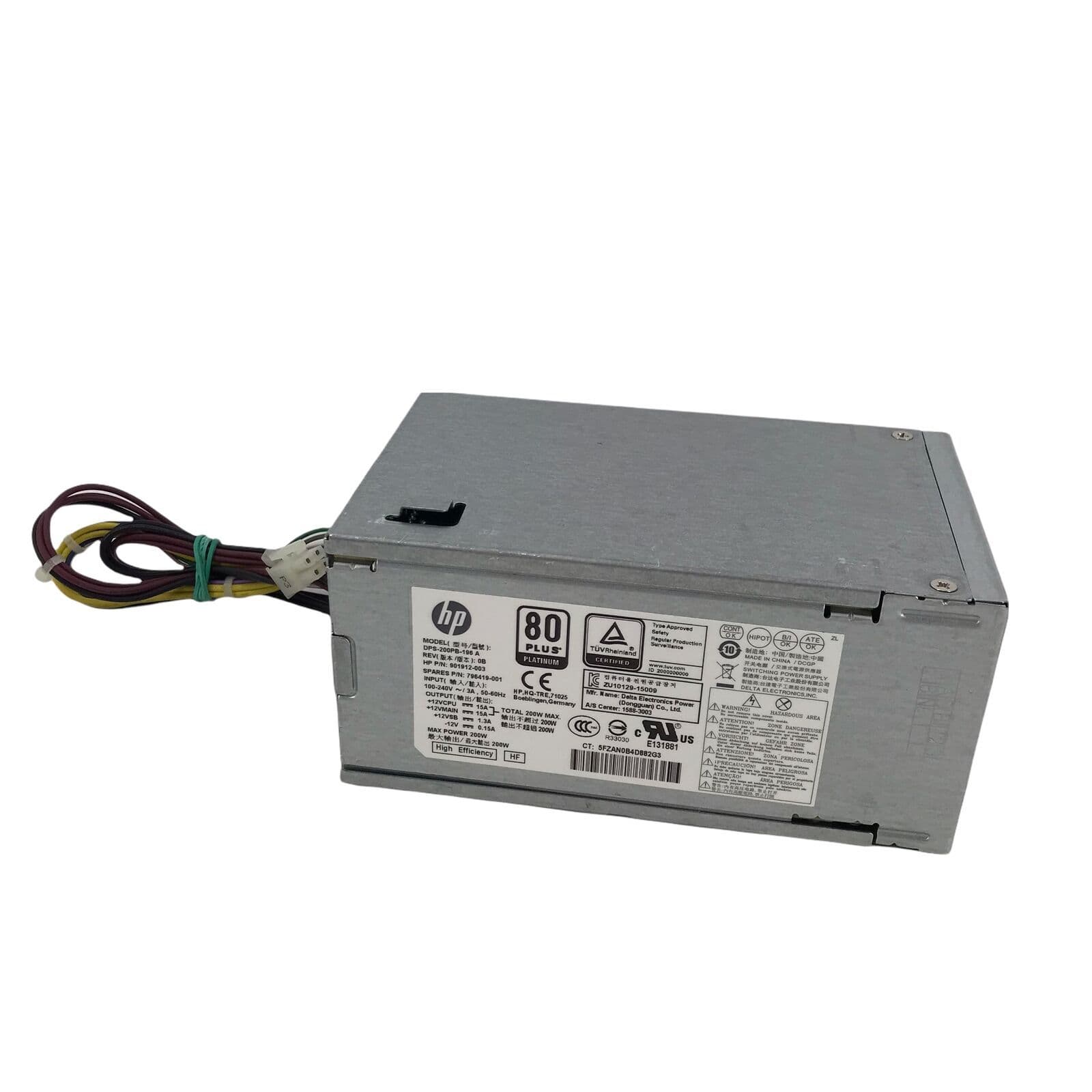 Fuente de Alimentación | HP | DPS-200PB-196 A | 200W | 80 PLUS PLATINUM | EliteDesk 800 G2, ProDesk 600, 705 y 800 G2 — imagen 3