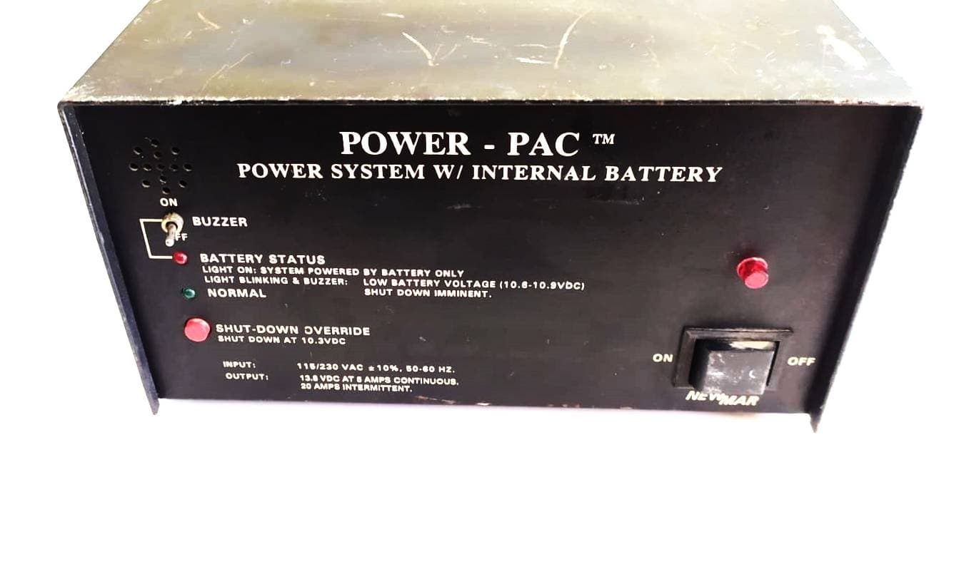 FUENTE DE ALIMENTACIÓN NEWMAR POWER PAC 14AH CON ENTRADA DE CA C Y CONTACTO DE ALARMA-SEMINUEVA — imagen 1