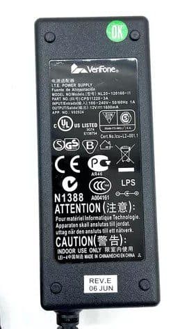 Fuente de Alimentación | VeriFone | NL20-120160-I1 | CPS11220-3A | 12V 1600mA | — imagen 2