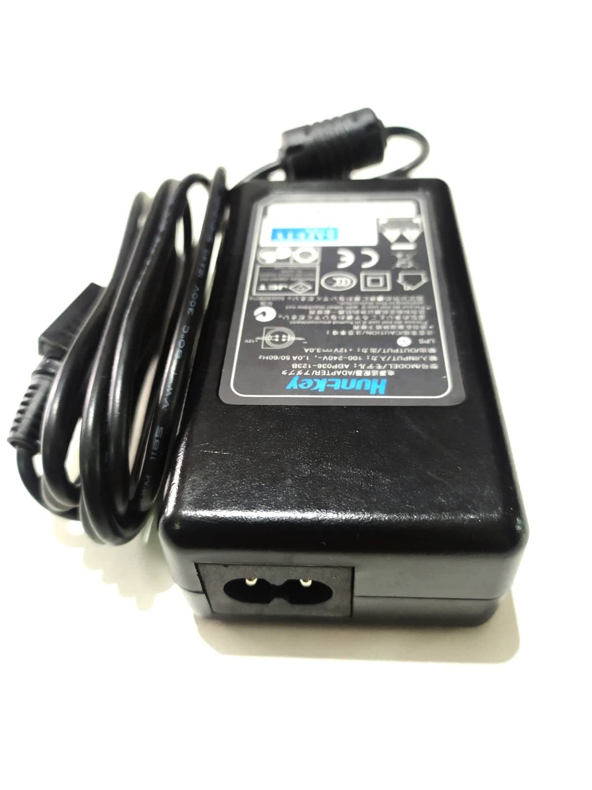 FUENTE DE PODER ADAPTADOR AC 12V 3AMP 4 PINES-HUNTKEY — imagen 2