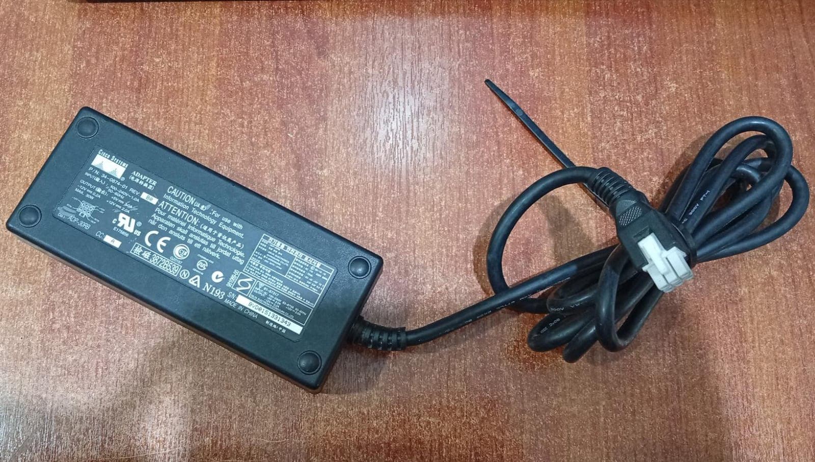 Fuente de Poder Cisco ADP-30RB 34-0874-01 30W 6 Pines Para Router 1700 1720 1721 PIX 506 — imagen 1