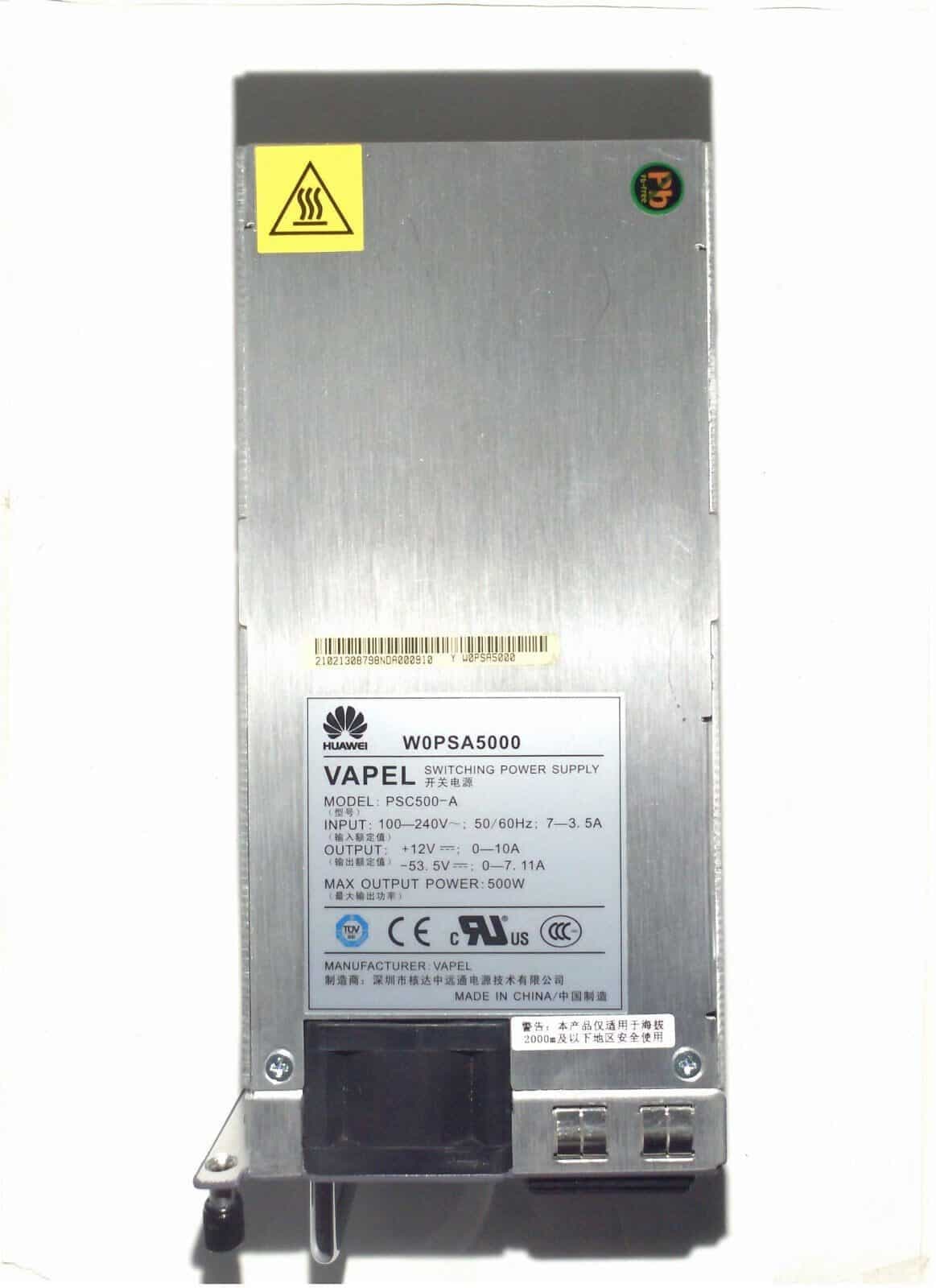 fuente de poder | Huawei 500W switch power module W0PSA500 PSC500-A — imagen 1
