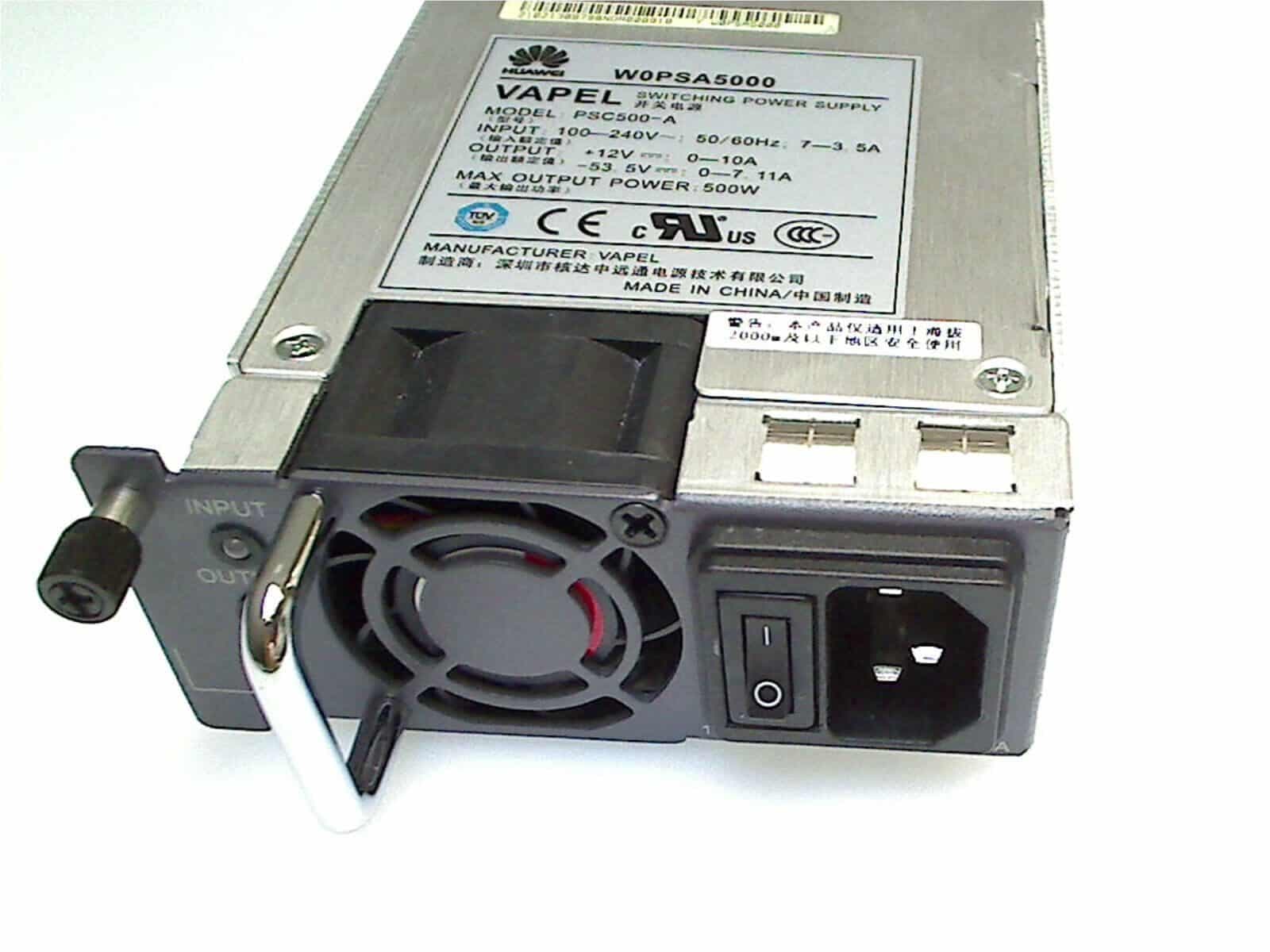 fuente de poder | Huawei 500W switch power module W0PSA500 PSC500-A — imagen 2