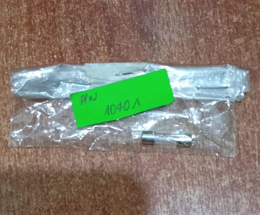 Fusible de Cristal 500mA 250V P/N 10401 - Protección de Circuitos — imagen 1
