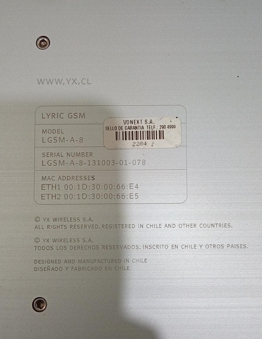 Gateway Lyric GSM Modelo LGSM‑A‑8 8 Canales VoIP/GSM – Seminuevo — imagen 9