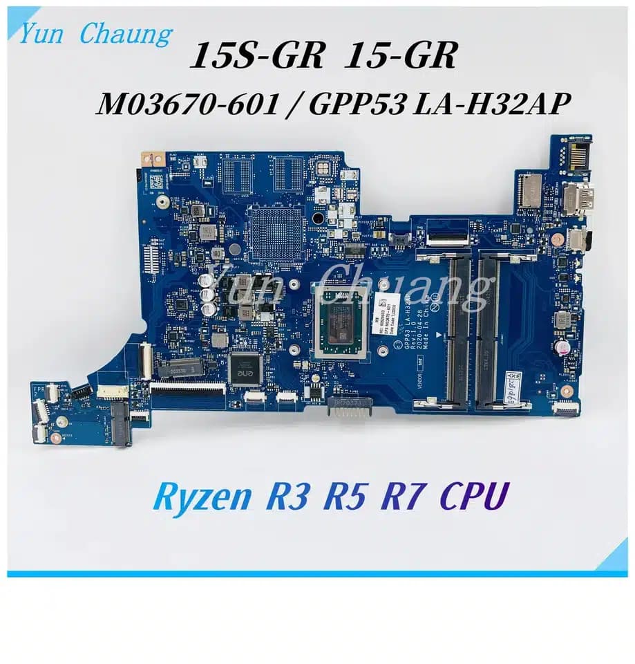 Placa Base HP GPP53 LA-H32AP REV 1.0 AMD Ryzen 3 3250U para HP 15S-GR / 15Z-GW / 15S-GY / 15S-GU — imagen 1