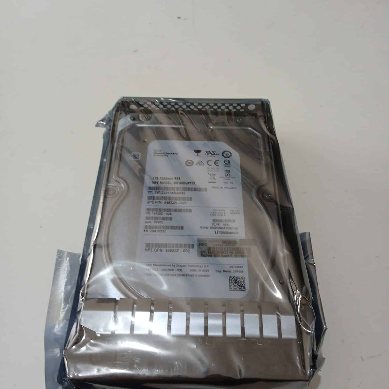Disco Duro HP HPE MB1000DVYZL 1TB 7.2K RPM SAS 6Gbps 3.5" LFF — Nuevo Sellado — imagen 1