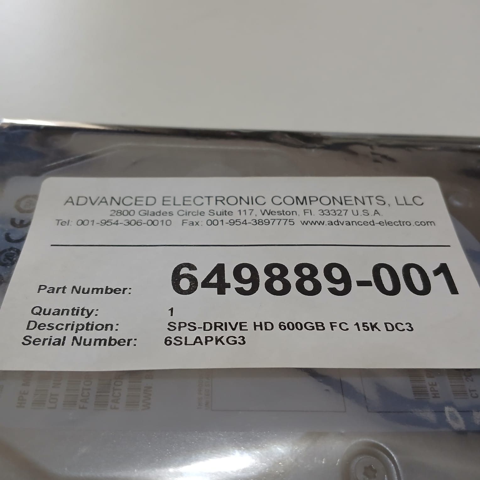 HP ST3600057FC 649889-001 Disco Duro 600GB 15K FC 3.5" - Nuevo — imagen 5
