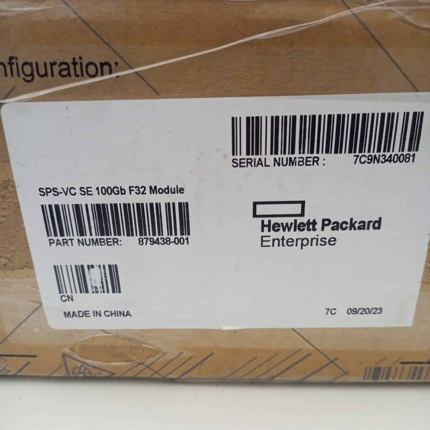 HPE Synergy 100Gb F32 Virtual Connect Module 879438-001 High Performance HSTNS TB20 N — imagen 5