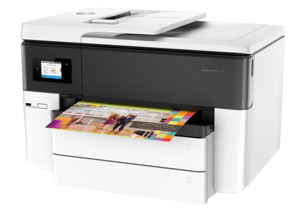 Impresora Copiadora HP OfficeJet 7740-SEMINUEVA CON DETALLE — imagen 1