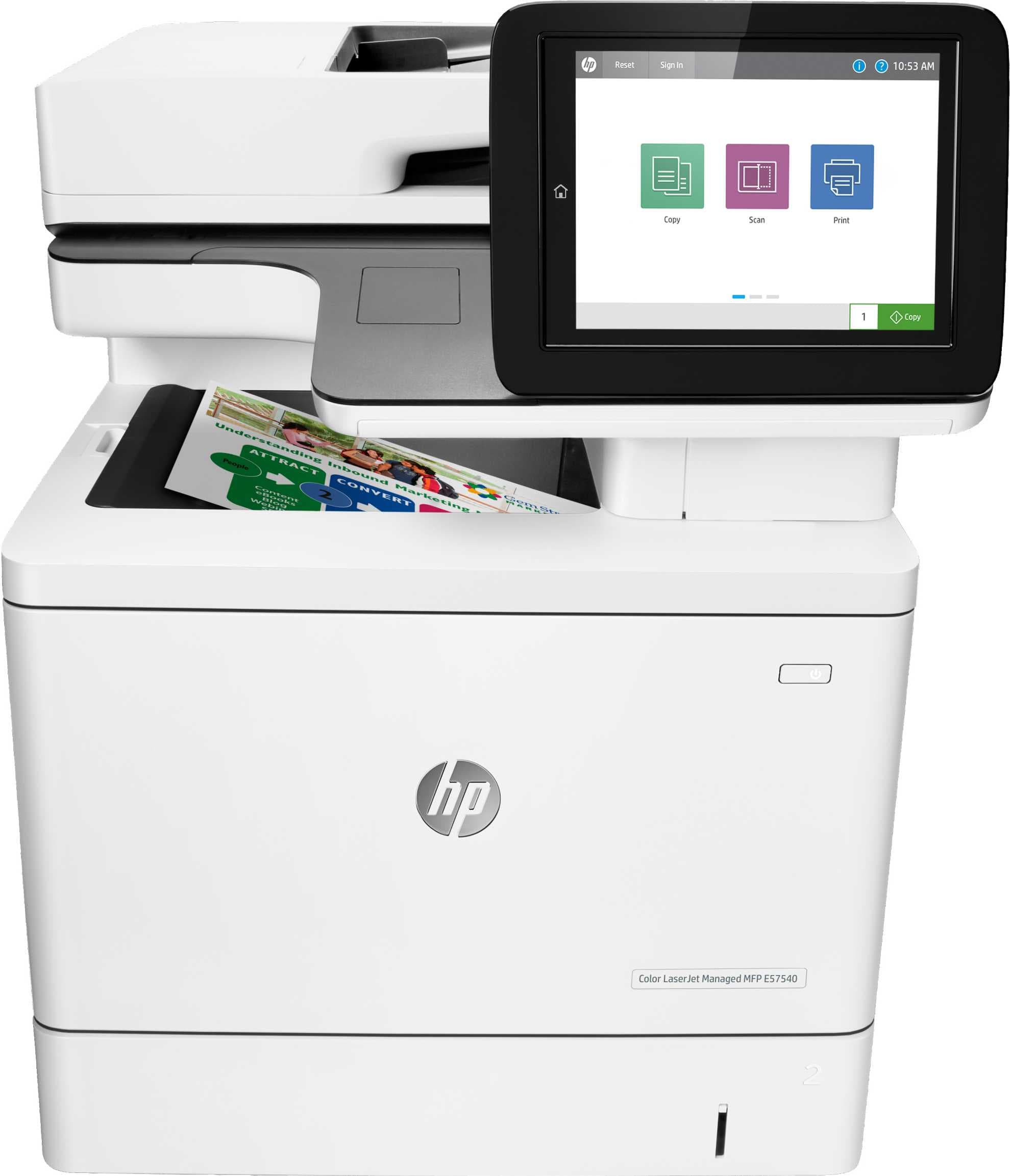 IMPRESORA MULTIFUNCIÓN HP COLOR LASERJET MANAGED E57540 3GY25A SEMINUEVA — imagen 1
