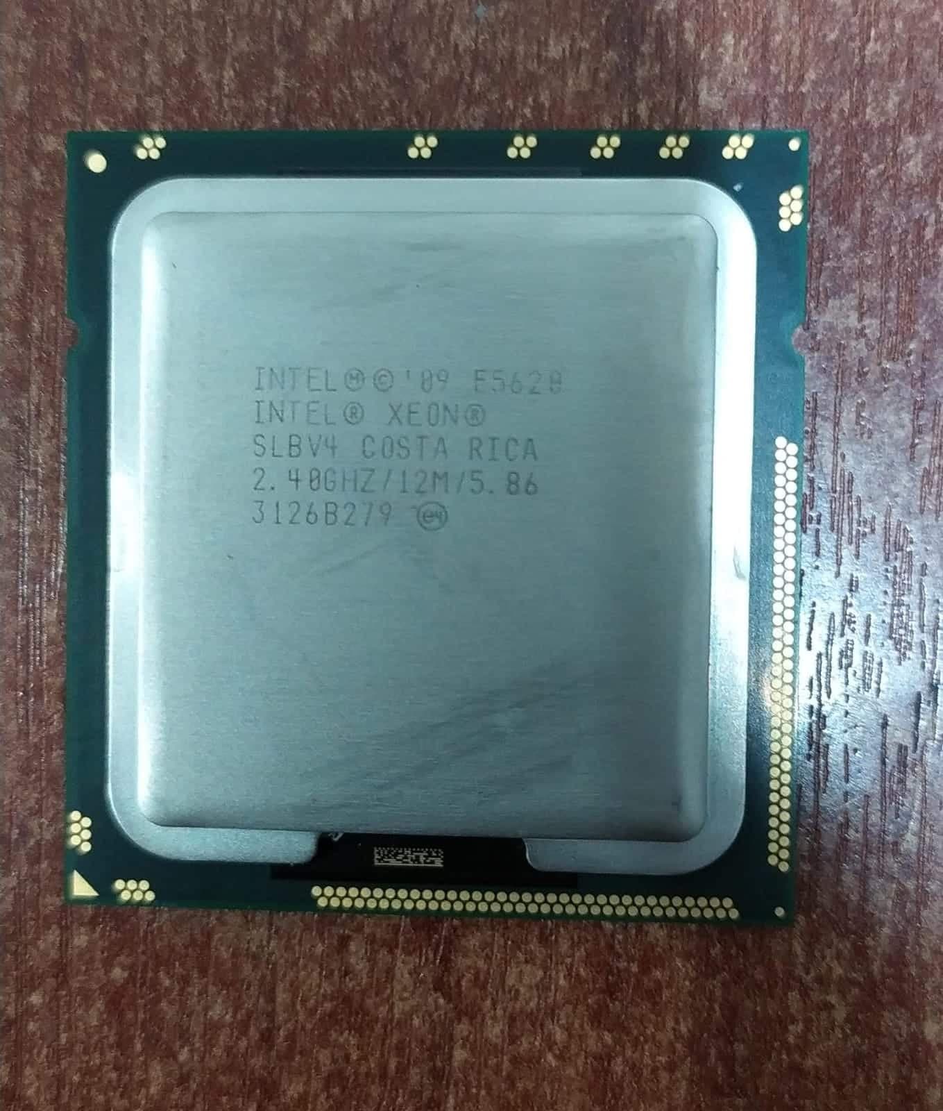 Intel Xeon E5620 SLBV4 2.40 GHz 12 MB L3 • 4 núcleos / 8 hilos • Socket LGA‑1366 — imagen 1