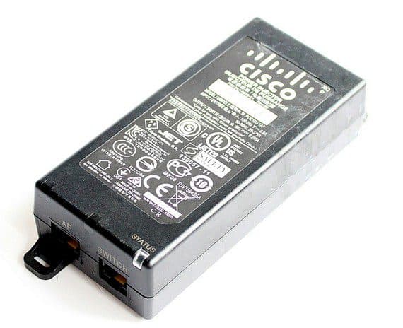 Inyector de alimentación | POE16U-1AF | CISCO | PoE Ethernet 56V | routers 341-0556-01 | Power Injector — imagen 1
