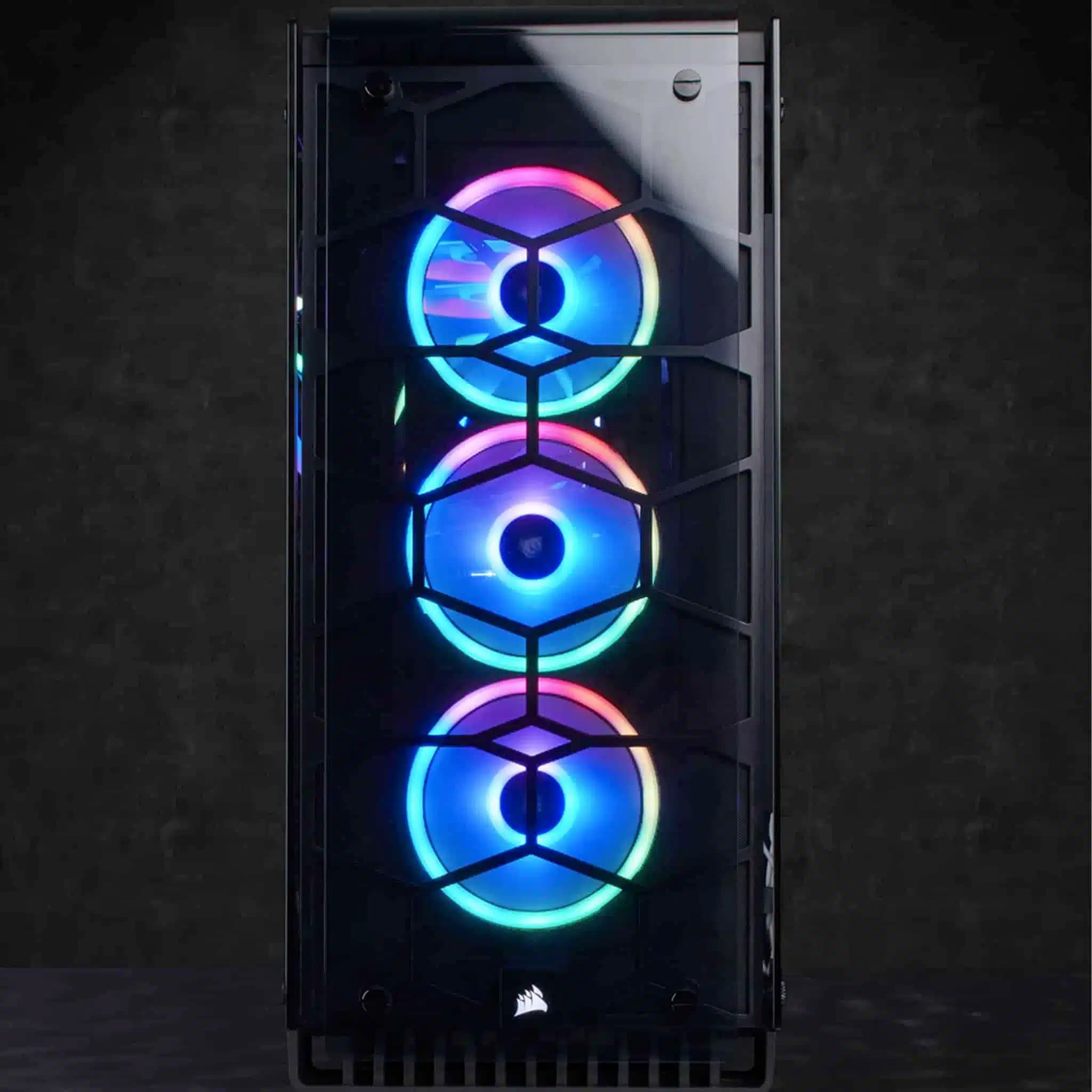 Kit 3 Ventiladores Corsair LL120 RGB – Iluminación Dual Loop, PWM — imagen 2