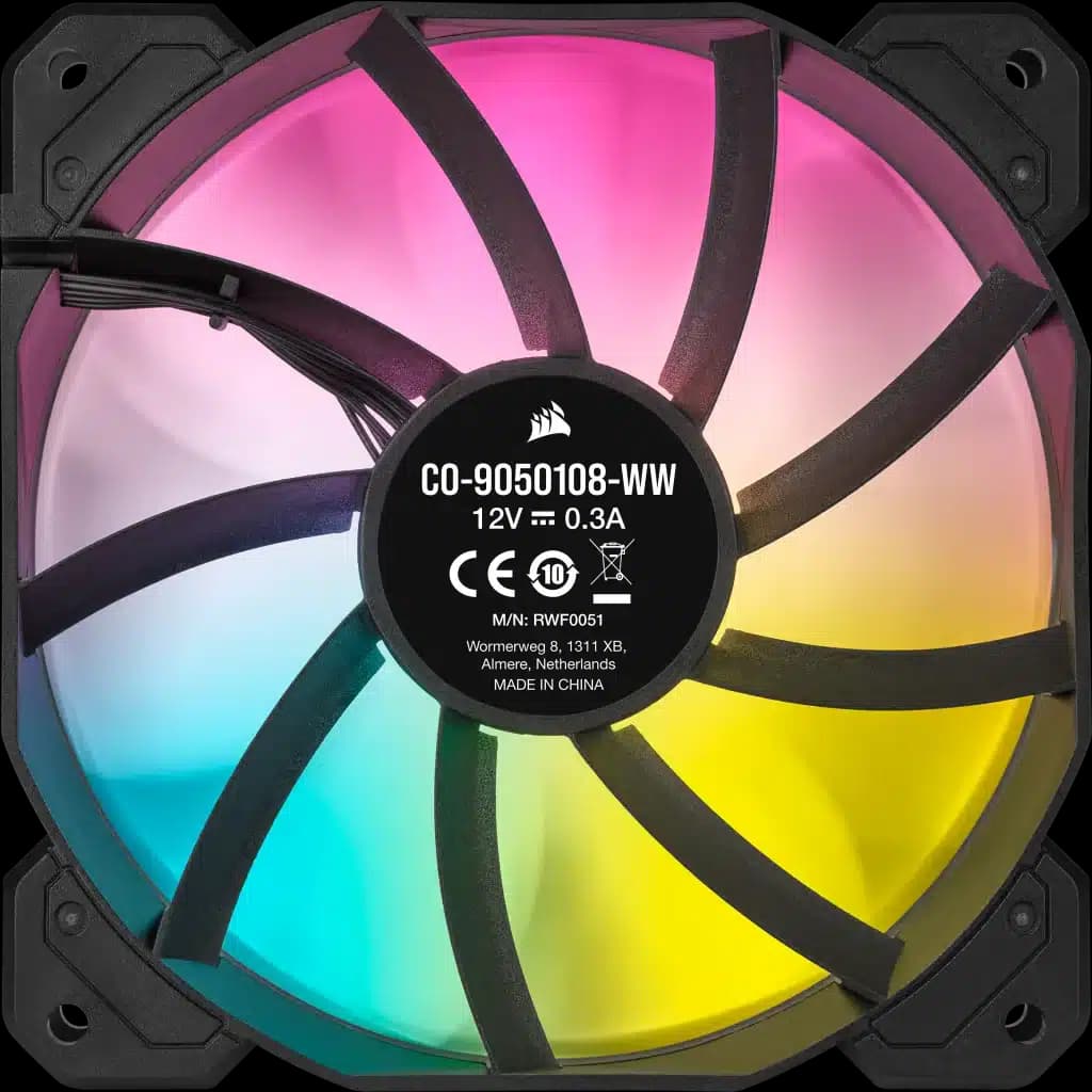 Kit completo de 6 Ventiladores | CORSAIR | SP120 RGB ELITE RWF0051 + Controladora RWF0048 + 6 Tiras de Luces Led | Disipadores - FAN — imagen 3