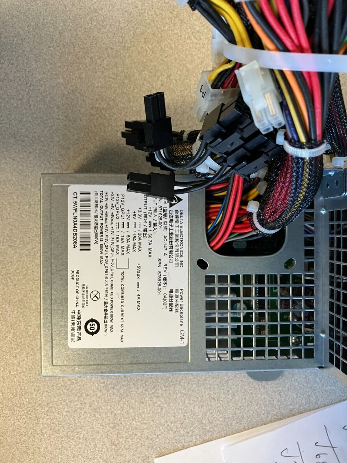 Kit de habilitación HPe 878925-001 ML110 Gen10 RPS 871625-001 874034-001 — imagen 2