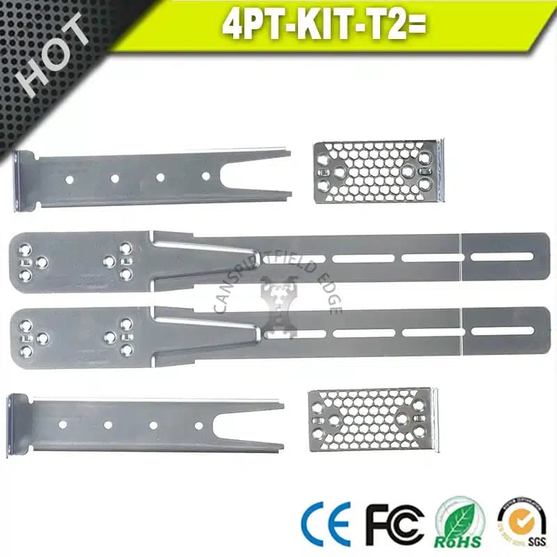 Kit de montaje | Cisco | 4PT-KIT-T2 Rack | Mounting Kit | Soportes de orejas de riel | Compatible con Cisco C9200-24P-A | Catalyst Switches — imagen 6