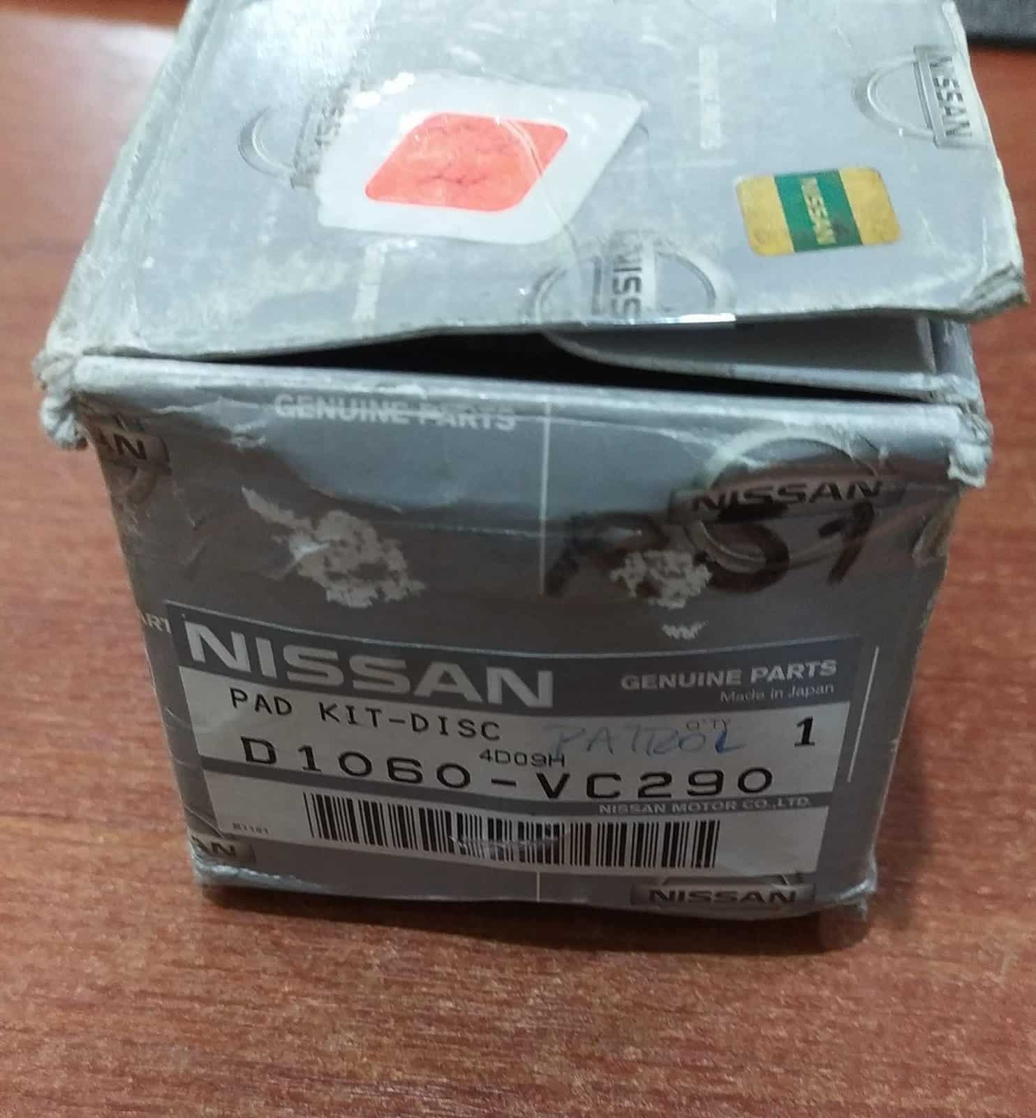 Kit de Pastillas de Freno Nissan D1060-VC290 Cerámico Delantero – para Nissan Patrol GR Y61 — imagen 4