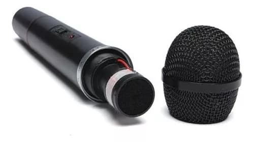 KIT SET MICROFONOS INALAMBRICOS | KARAOKE PROFESIONAL | AC10V | 60Hz | — imagen 3