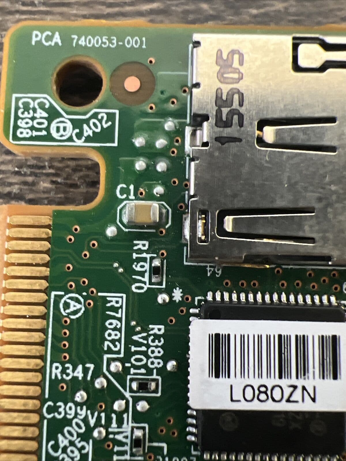 Lector de tarjetas HP P08035-001 AH/SD con soporte 740053-001 — imagen 2