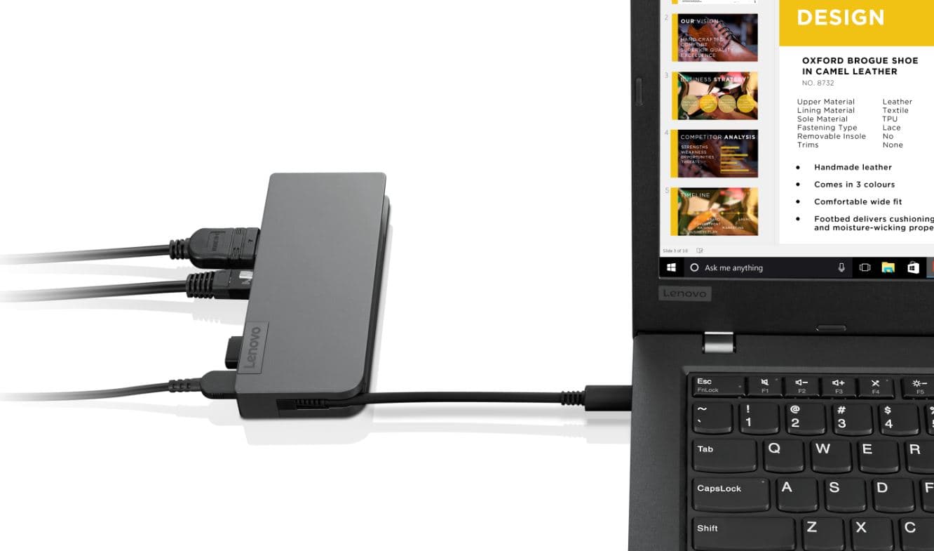 Lenovo Powered USB -C Travel Hub | l01ud027-cs-h — imagen 4