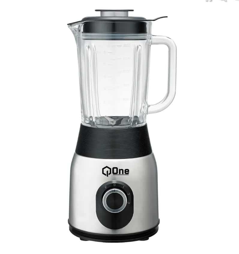 Licuadora Q-One VibeBlend 600W Vaso de Vidrio 1.5L 4 Velocidades — imagen 2