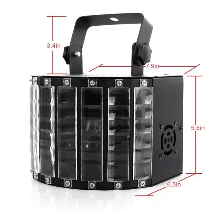 Luz de Efecto DJ Luego LaluceNatz 30W Multicolor Audiorítmica DMX sin control ESTROBOSCOPICA — imagen 3