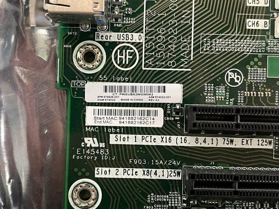 Mainboard HP ML110 Gen10 878926-001 874022-001 — imagen 2