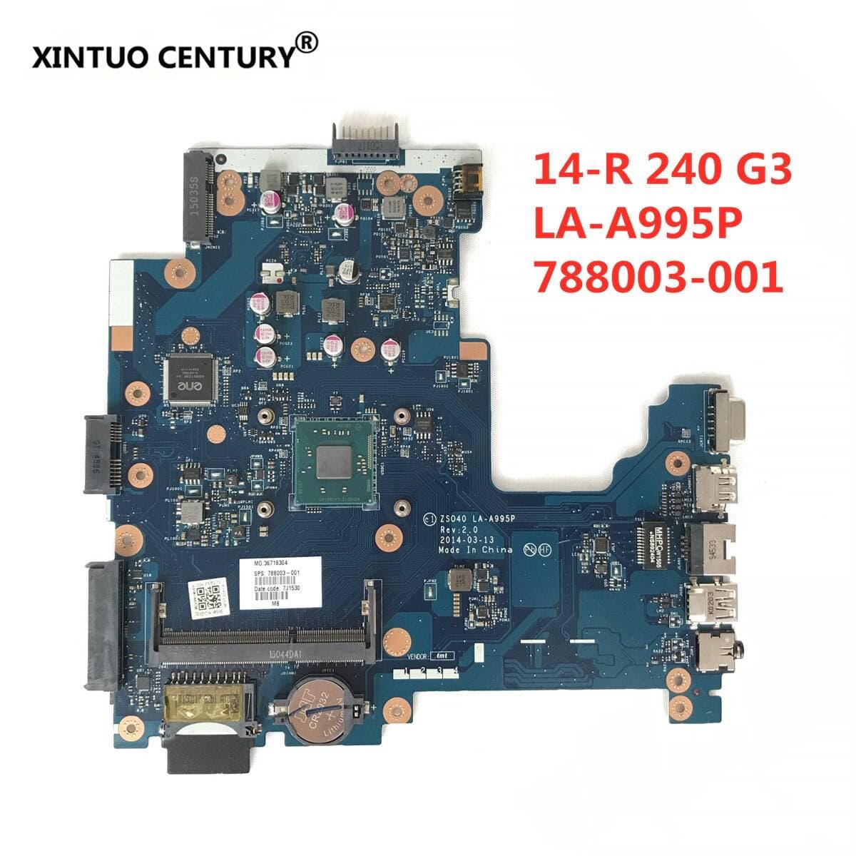 MainBoard Placa HP 14 14T 14-R 14T-R100 240 G3 — imagen 1