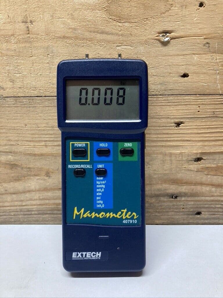 Manómetro de presión diferencial 407910 Extech — imagen 1