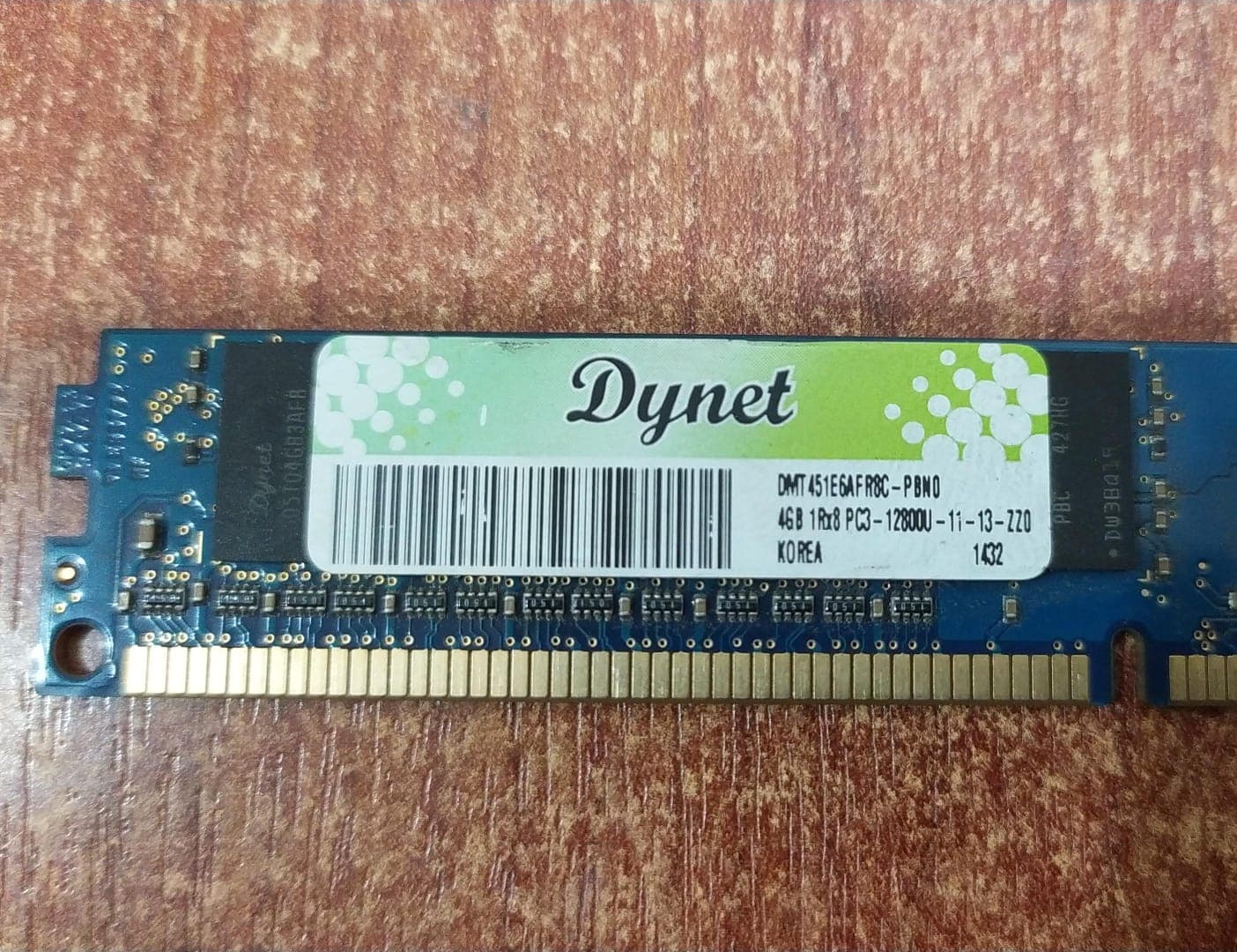 Memoria DDR3‑1600 4GB Dynet DMT451E6AFR8C‑PBN0 UDIMM 1Rx8 240‑pines (Compatible PCs DDR3) — imagen 2