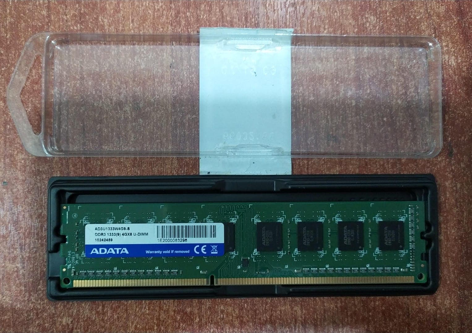 Memoria RAM ADATA AD3U1333W4G9‑S 4GB DDR3‑1333MHz CL9 U‑DIMM Compatible con Intel y AMD DDR3 — imagen 1
