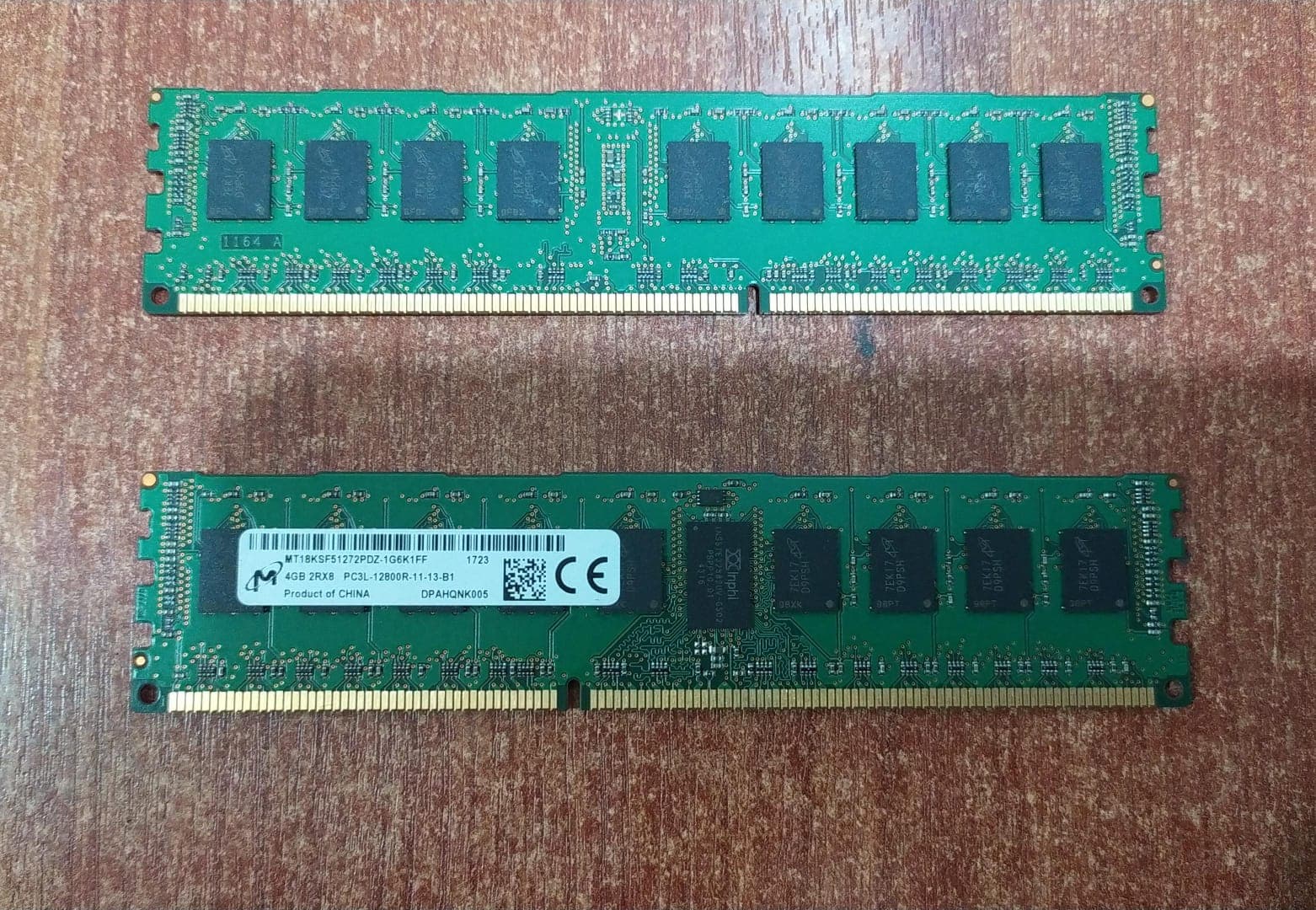 1 Memoria RAM Micron MT18KSF51272PDZ‑1G6K1FF 4 GB 2Rx8 PC3L‑12800R (DDR3‑1600 RDIMM ECC) — imagen 2