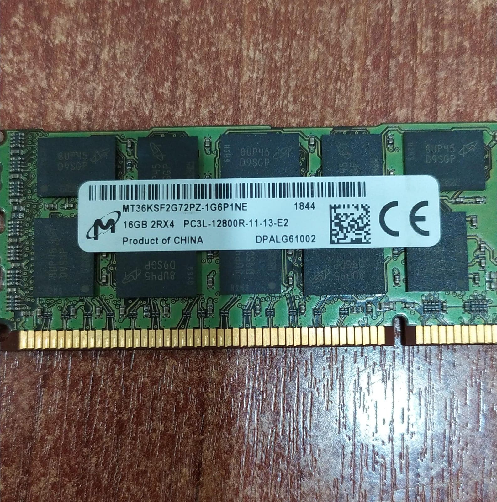 Memoria RAM Micron MT36KSF2G72PZ 16GB DDR3 2RX4 PC3L-12800R (Servidores Huawei y Estaciones ECC) — imagen 2