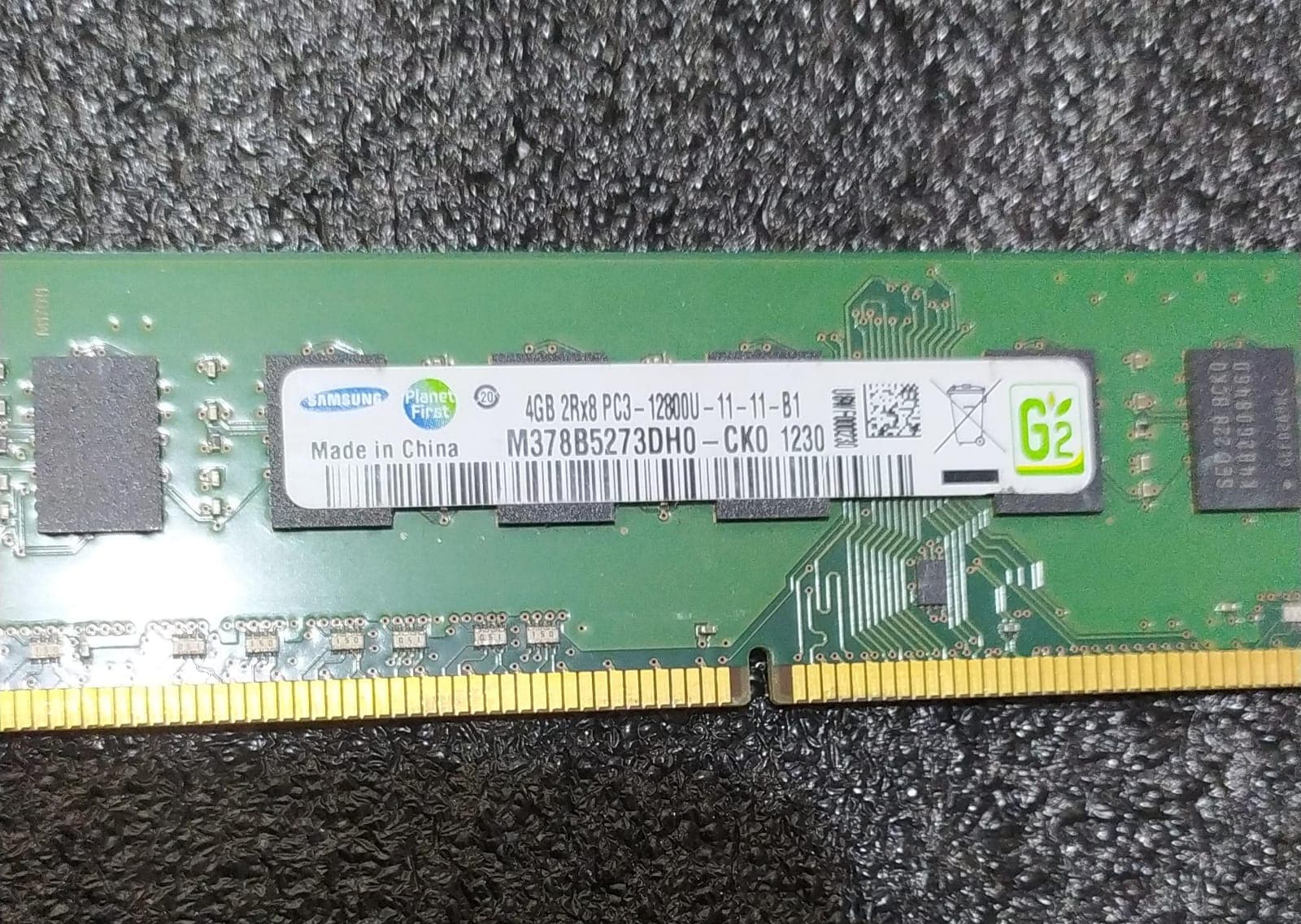Memoria RAM Samsung M378B5273DH0‑CK0 4 GB DDR3‑1600 PC3‑12800U (2Rx8 CL11) — imagen 2