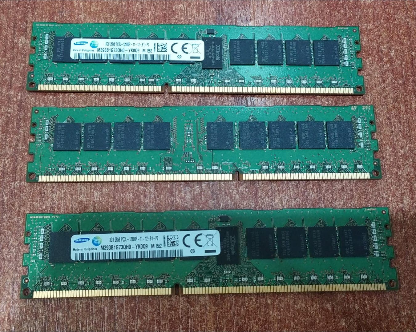 1 Memoria RAM Samsung M393B1G73QH0‑YK0Q 8 GB ECC RDIMM DDR3L‑1600 (2Rx8) para servidores — imagen 2