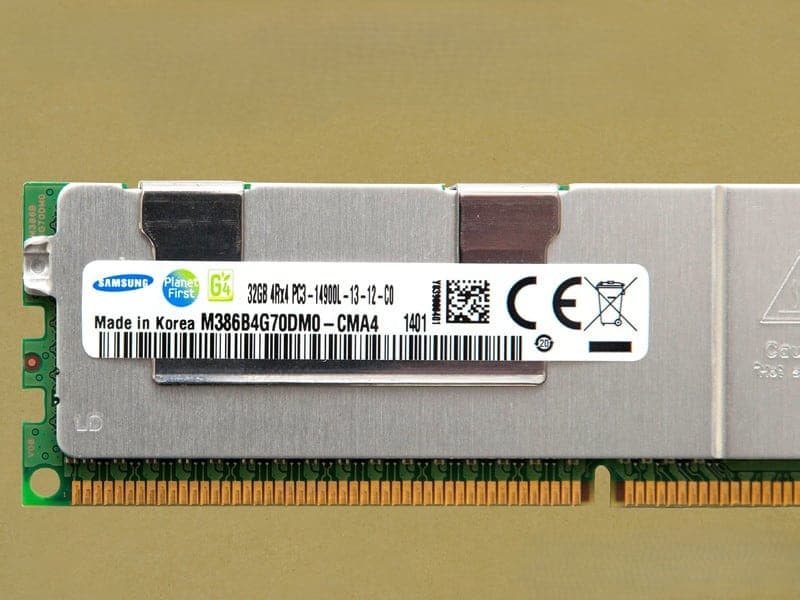 MEMORIA RAM PC3-14900 SERVIDOR SAMSUNG M386B4G70DM0‑CMA4 32GB LRDIMM DDR3‑1866 ECC 4RX4 — imagen 3