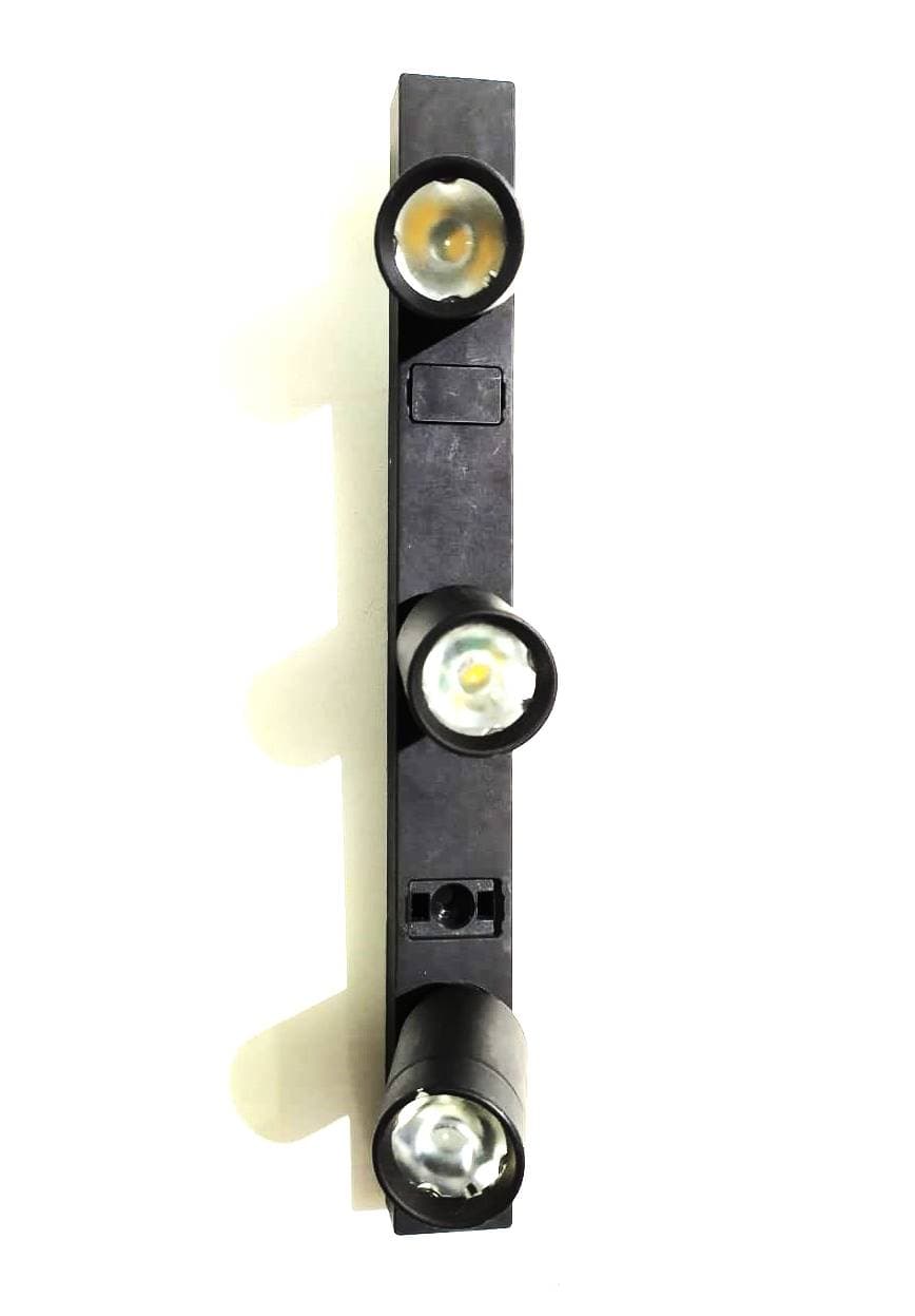 MINI LÁMPARA DE RIEL 3 FOCOS LED SPOT 3000K-SEMINUEVA — imagen 2
