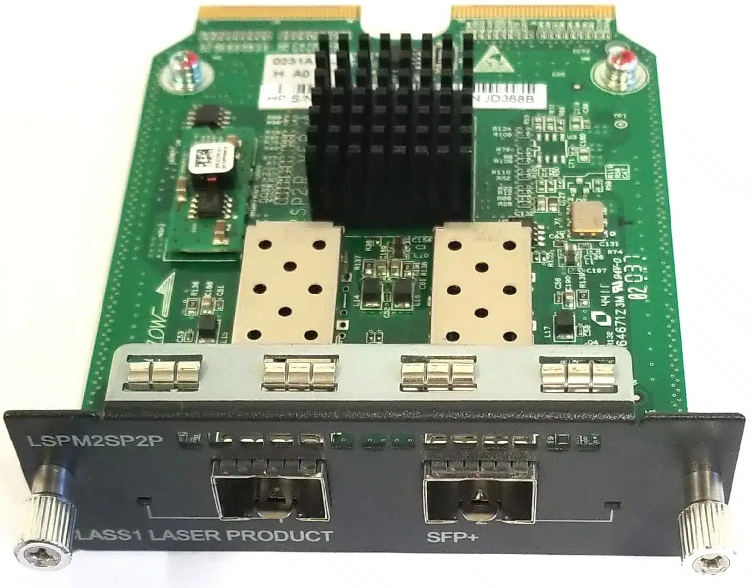 Módulo HP / H3C 5500 / 5120 2 puertos 10 GbE SFP+ JD368B LSPM2SP2P LSP2P — imagen 1