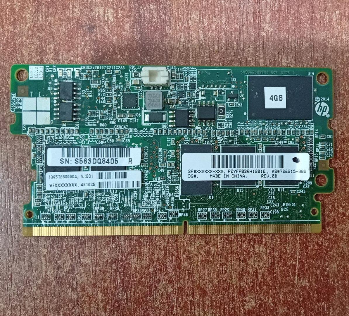 Módulo Memoria Caché HP 4GB FBWC 726815-002 Para Smart Array P440 P441 P840 Gen9 — imagen 1